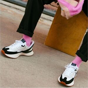 Kizik NEW Men's MONACO Sneakers In White/Black Sz.10/10.5/11 Retro Activewear